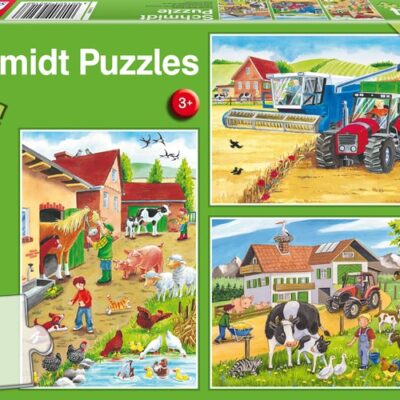 Puzzle 3x24 pcs - À la ferme – Image 1