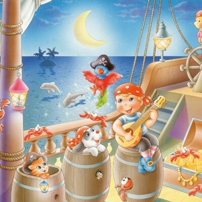 Puzzle Schmidt - Bande de pirates (3x48 pièces) – Image 3