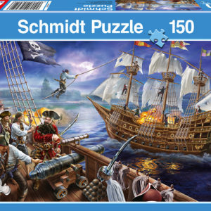 CAR4056252 001 300x300 - Puzzle Schmidt - Aventures avec les pirates (150 pièces)