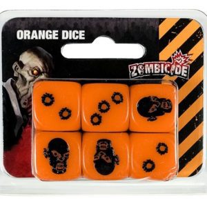 EDG901589 001 300x300 - Zombicide - Set de dés orange