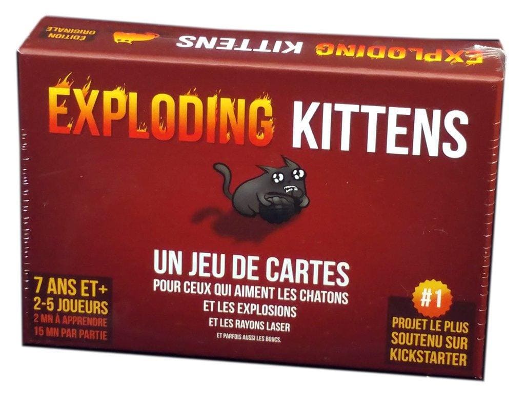 Exploding Kittens - Jeux de société - Acheter sur L'Auberge du Jeu - Suisse