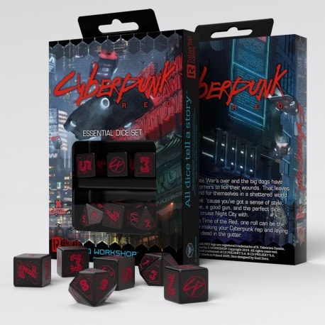 QWO0001 002 - Set de dés - Cyberpunk Red Essential