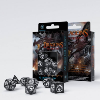 Set de dés - Dragons - Noir – Image 2