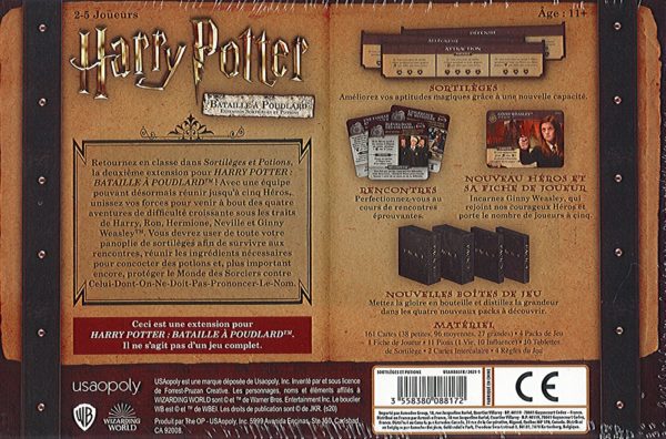 Harry Potter - Bataille à Poudlard - Sortilèges et Potions (Hogwart's  battle) - Jeux de société - Acheter sur L'Auberge du Jeu - Suisse