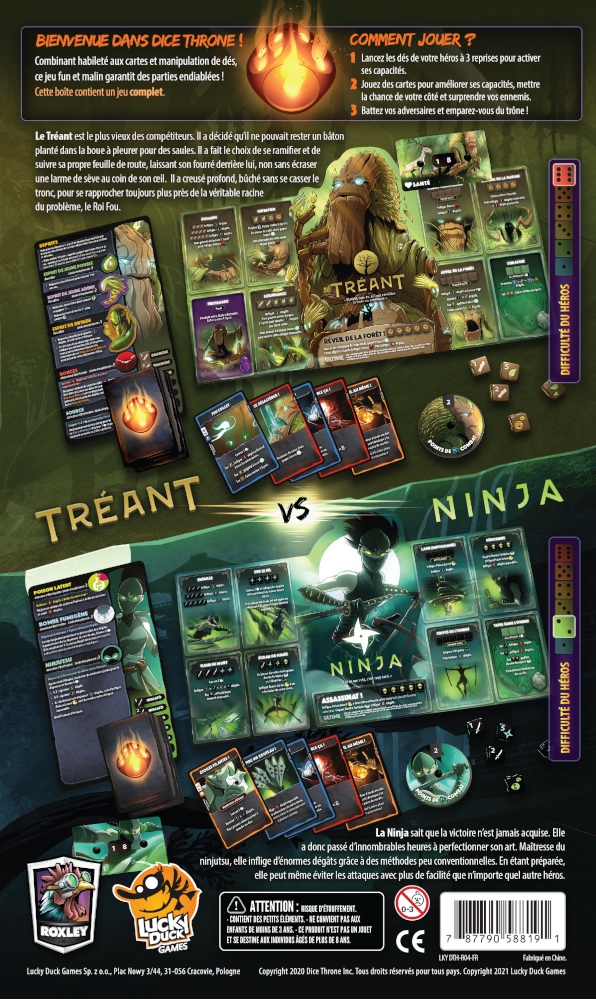 LKYDTHR04FR 004 - Dice Throne S1 - Tréant VS Ninja