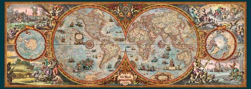 Puzzle Map Art - Hemisphere Map (6000 pièces) – Image 2