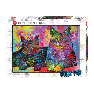 Puzzle Jolly Pets - Devoted 2 Cats (1000 pièces) – Image 1