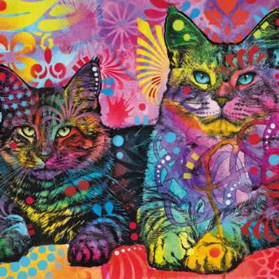 Puzzle Jolly Pets - Devoted 2 Cats (1000 pièces) – Image 2