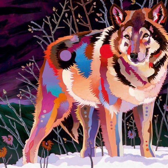 Puzzle Precious Animals - Night Wolf (1000 pièces) – Image 2