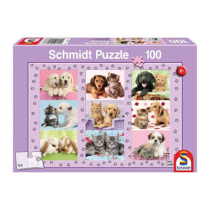 CAR4056268 001 300x300 - Puzzle Schmidt - Mes amis les bêtes (100 pièces)