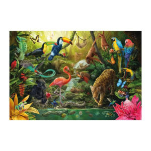 CAR4056456 002 300x300 - Puzzle Schmidt - Habitants de la jungle (150 pièces)