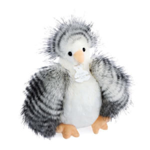 Peluche Poule - Blanche (20 cm)