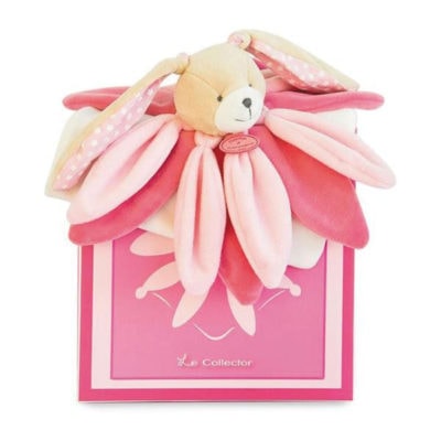 Doudou Pétales Ours - Rose (28 cm) – Image 1