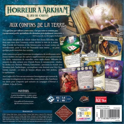 Horreur à Arkham - Aux Confins de la Terre - Investigateurs – Image 2