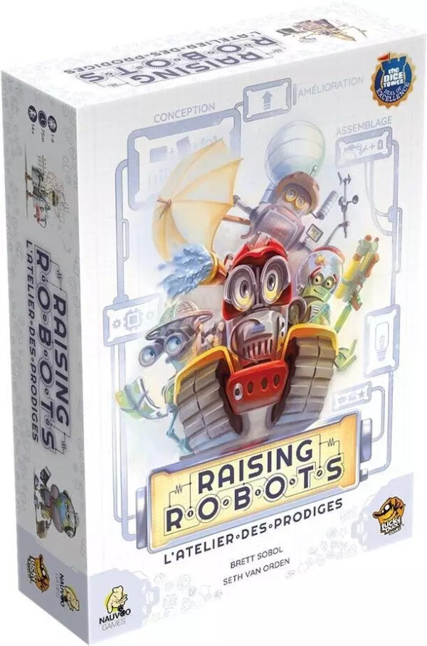 LUCKY DUCK GAMES – Raising Robot – Pets Expansion – Espansione In Francese Per Il Gioco Da Tavolo – 934605