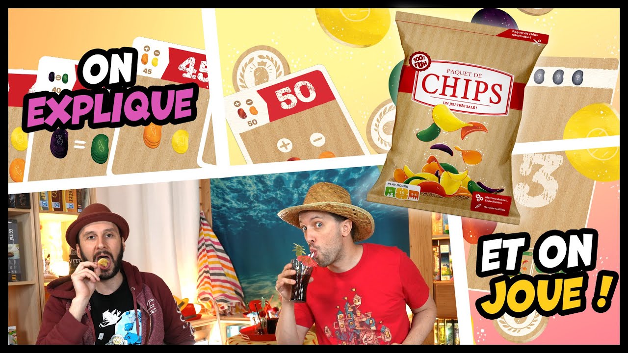 Paquet de chips Jeux de société Acheter sur L'Auberge du Jeu Suisse